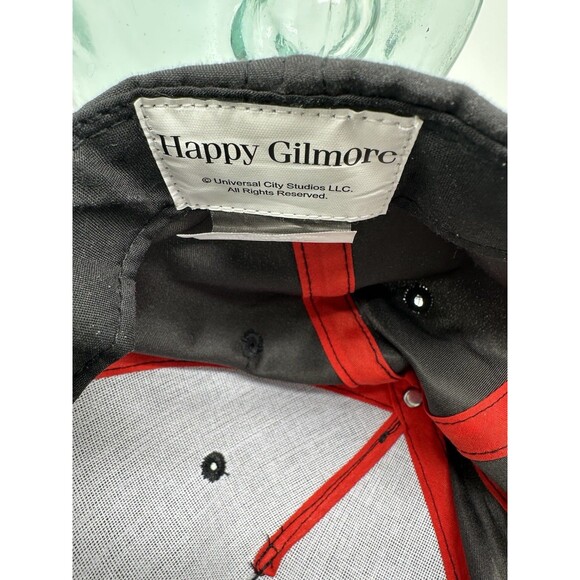 Happy Gilmore Hat Cap Snap Back Black Rope Performance Golf Tap it in - Picture 5 of 7